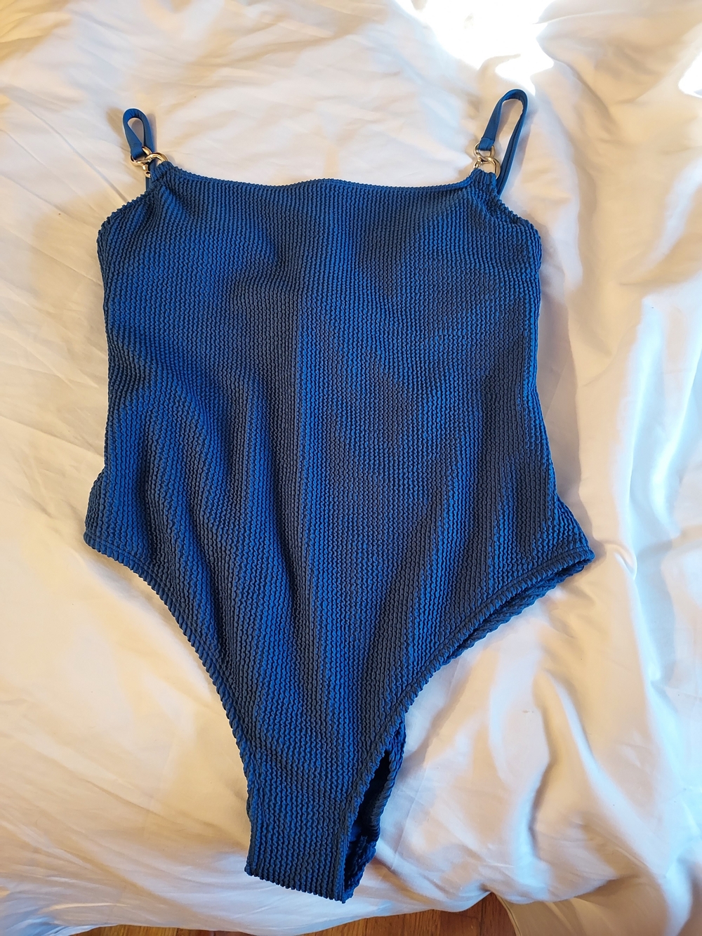 Lilly Pulitzer Royal Blue Textured Womens One-Piece
